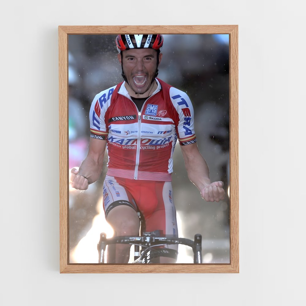 Poster Pluie et Pédales – affiche Cyclisme (vue 4)